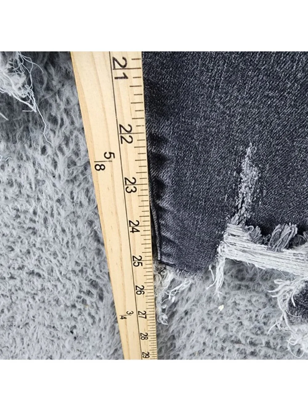 Judy Blue Jeans Womens 22W Gray Skinny Fit Button Fly Stretch Denim *Read*